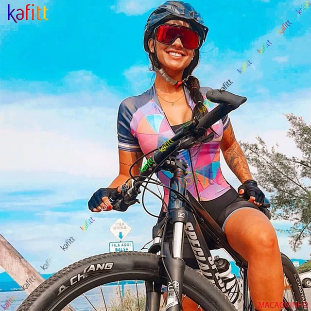 Conjunto Deportivo Ciclismo Para Mujer, Mono De Manga Corta Para Triatlón, Ropa Bicicleta, Macaquinho, Barato, Venta Al Por Mayor - Sets De Ciclismo - AliExpress