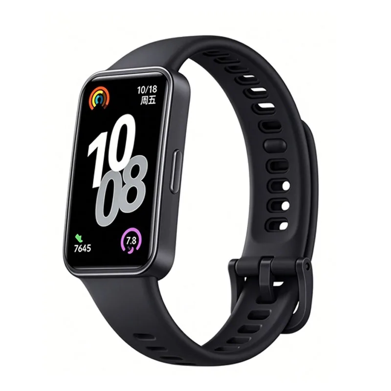 오리지널 HUAWEI Band 10 스마트워치 피트니스 건강 모니터 수면 추적 14일 배터리 수명 IOS 안드로이드 시스템 지원