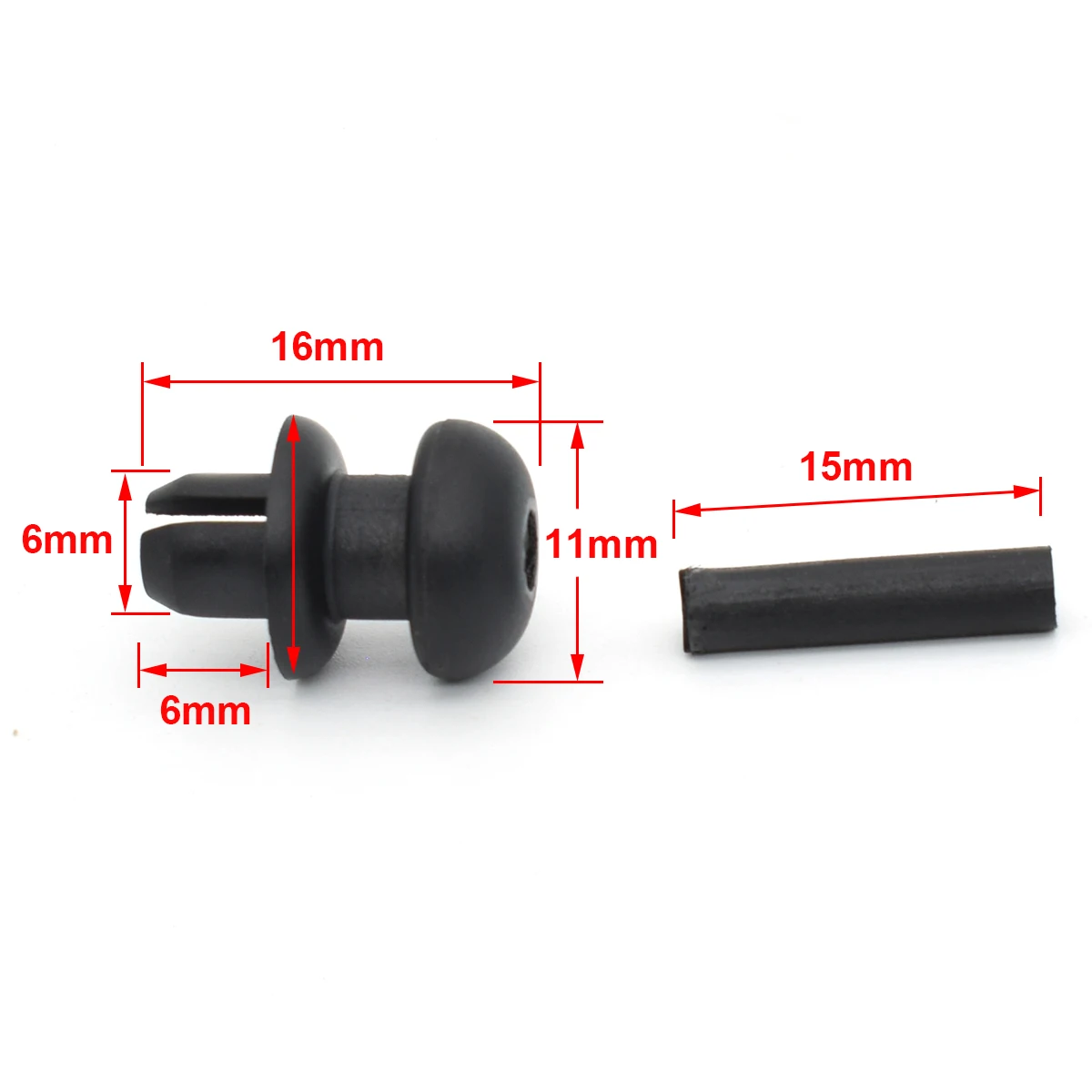 RIGHSCB Pakket Plank Clips Compatibel voor Kofferbak Pakket Plank Laad Lift String Strap Clips Touw 2 stks Compatibel voor Ford Focus 3 Hatch MK3 2012-2018
