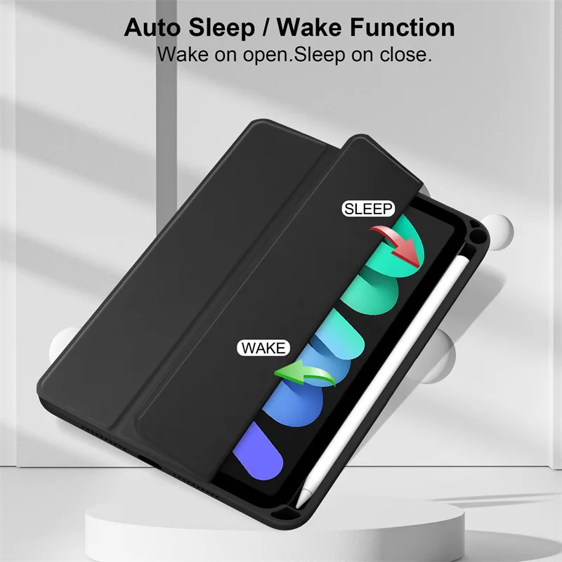 Enhanced Magnetic Smart Case with Pencil Holder