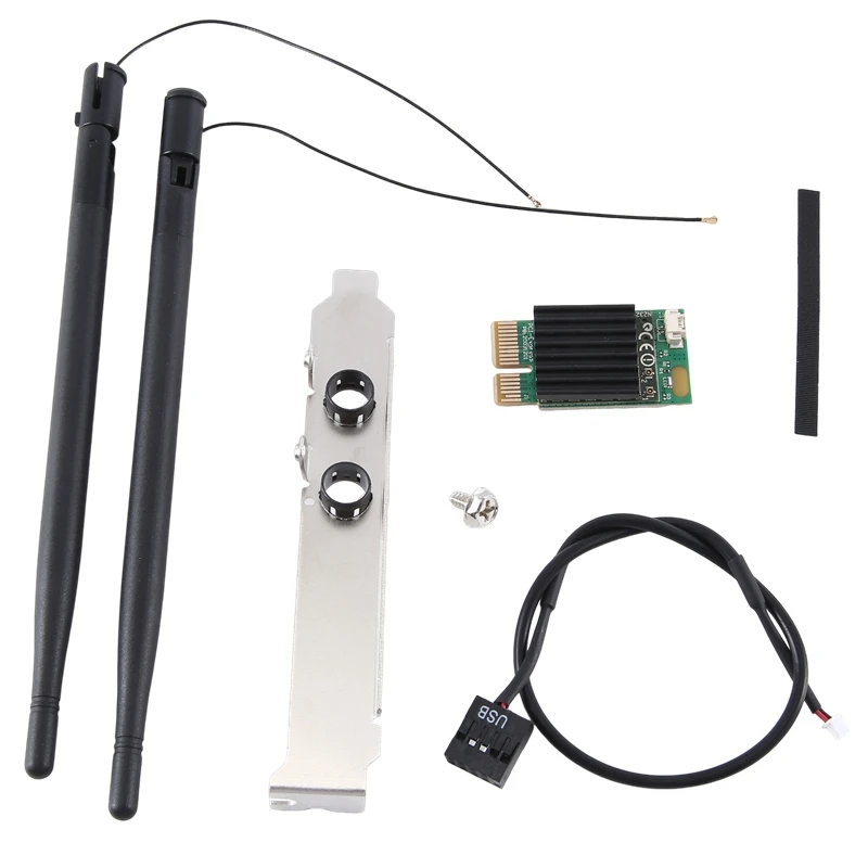 

7260AC 1200M Gigabit 5G двухчастотный PCIE Desktop Встроенная беспроводная сетевая карта 4,0 Bluetooth Бесплатный файл