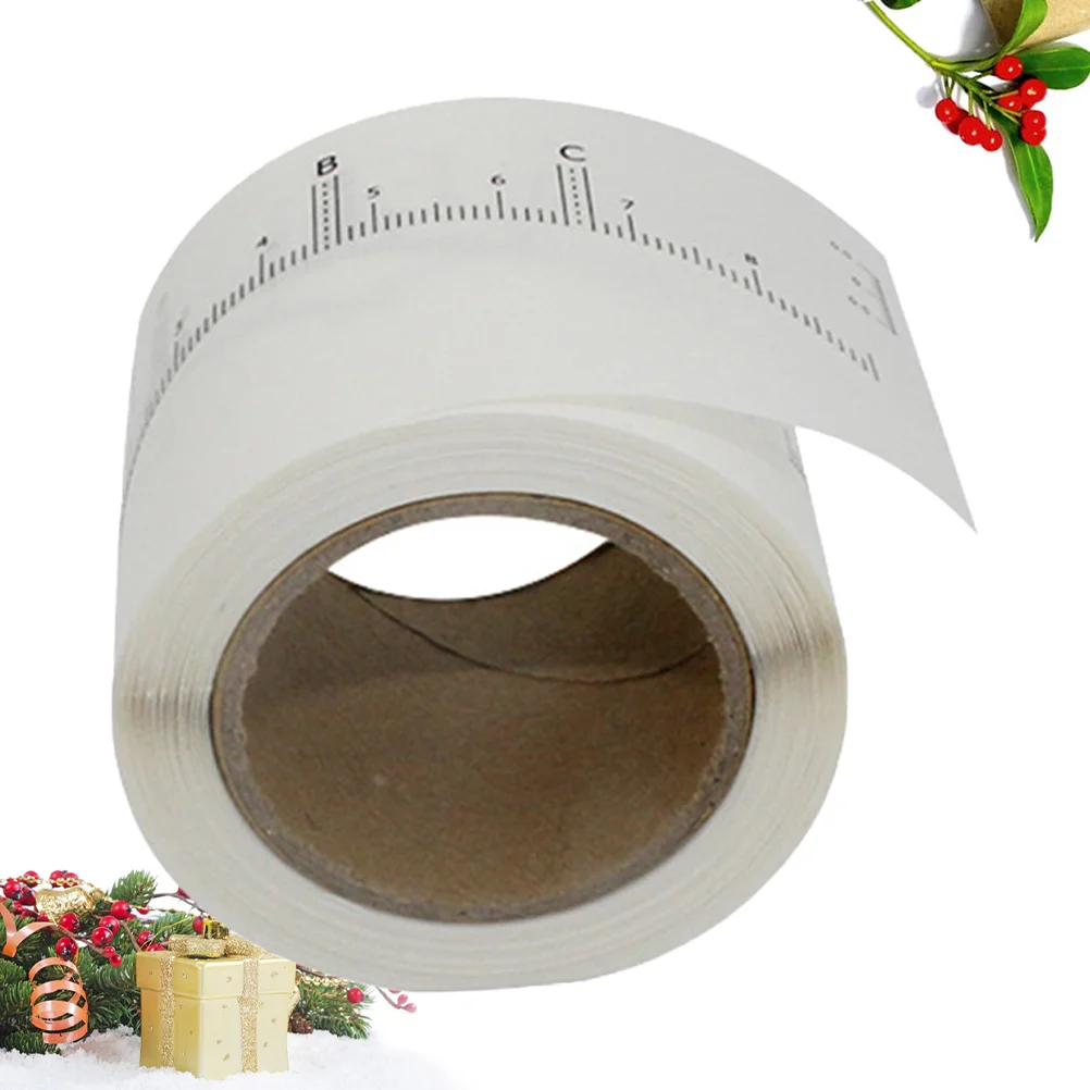 

50 PCS/1Roll Eyebrow Ruler Sticker Disposable Vernier Caliper Mini Measure Tool Shaping Tools