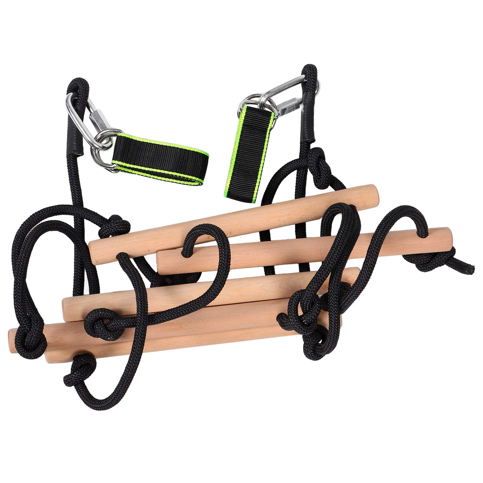 Climbing Sports Toys Treehouse Accessory Ladder Rope The Wooden Children's Outdoor for Bunk Bed Kids Polyester Beech 3