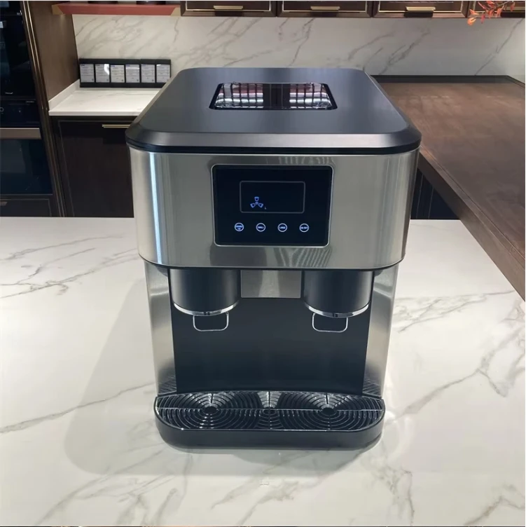 Desktop Instant Hot & Cold Water Dispenser with Ice Maker Child Lock Function