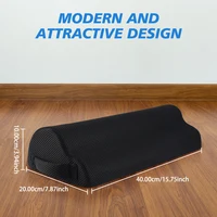 Memory Foam Office Foot Stool & Under Desk Footrest Leg Elevation Pillow for Gaming & Home Office - Image 2
