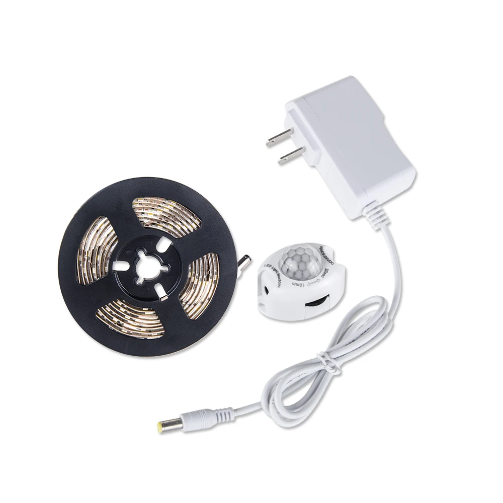 Enhanced Motion-Activated LED Strip Light – Flexible, Waterproof Lighting for Cabinets, Kitchens, and Wardrobes