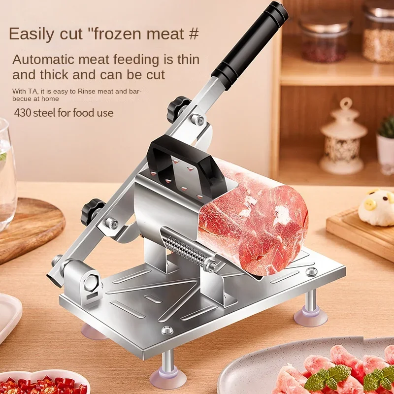 household fat beef mutton roll slicer commercial cutting manual meat and cutter multi-functional meat artifact