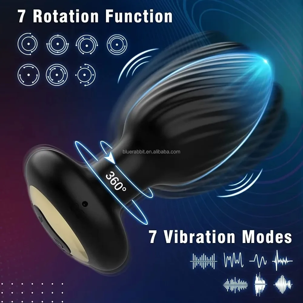 Remote-Controlled Rotating Anal Vibrator – 360° Prostate Massager | Oman & UAE Delivery (VIP14) - Image 5