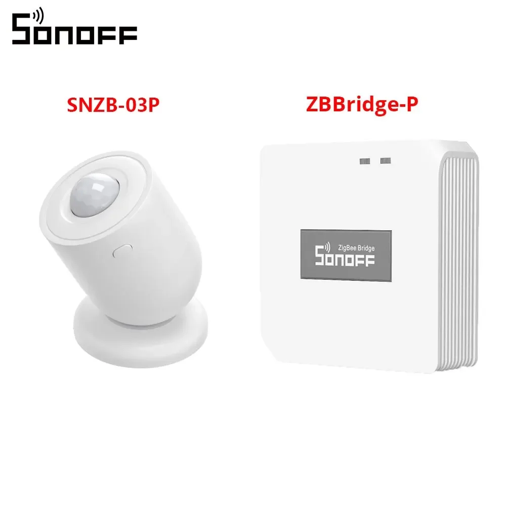 Sensore Di Movimento ZigBee SONOFF SNZB-03P 2 Pack - Rilevamento In 5s, Batteria 3 Anni, Compatibile Con Alexa/Google