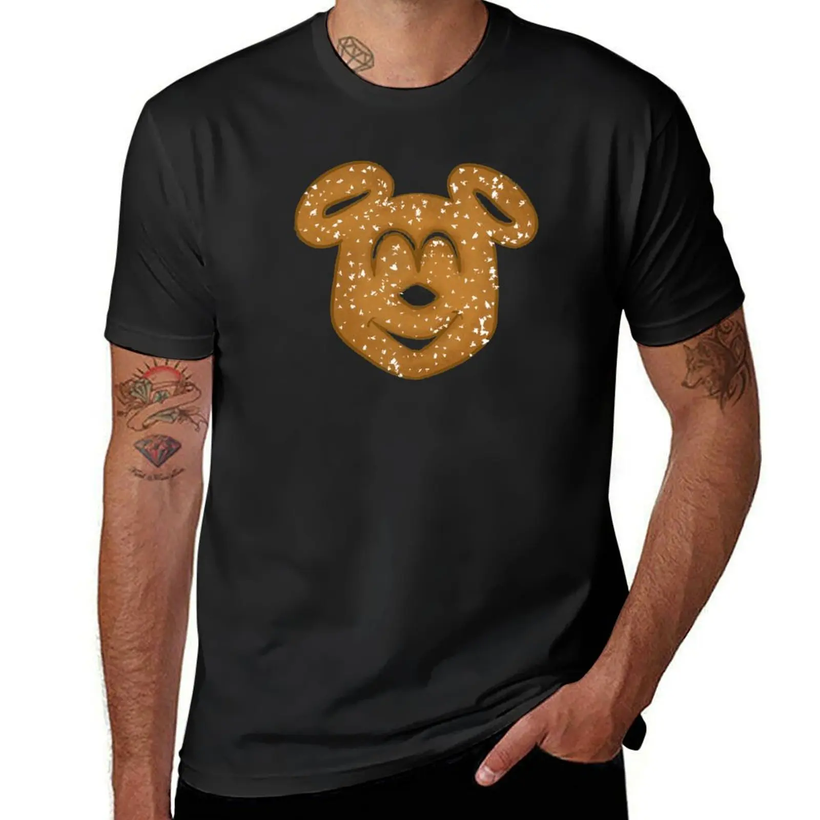 

Bear/Mouse Pretzel T-Shirt graphics anime heavyweights quick drying fitted t shirts for men