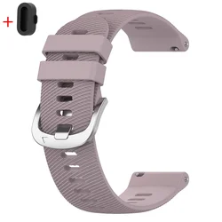Versatile Silicone Smartwatch Band - Multiple Sizes Available - 22mm watch strap (Purple)