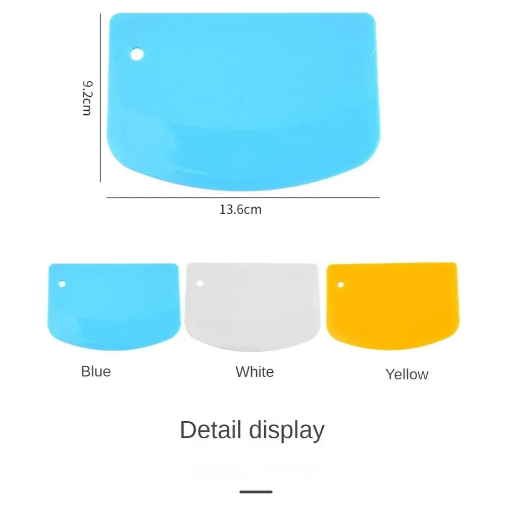 Dough Scraper Spatula Easy To Store Silicone Material Cake Cream Baked Bread Household Smooth Edge Spatula Baking Pastry Tools cream spatula silicone spatula dough scraper cake scraper silicone scraper cake spatula kitchen spatula silicone cookware