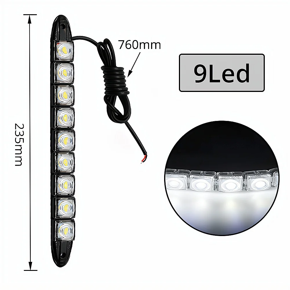 9led Black shell