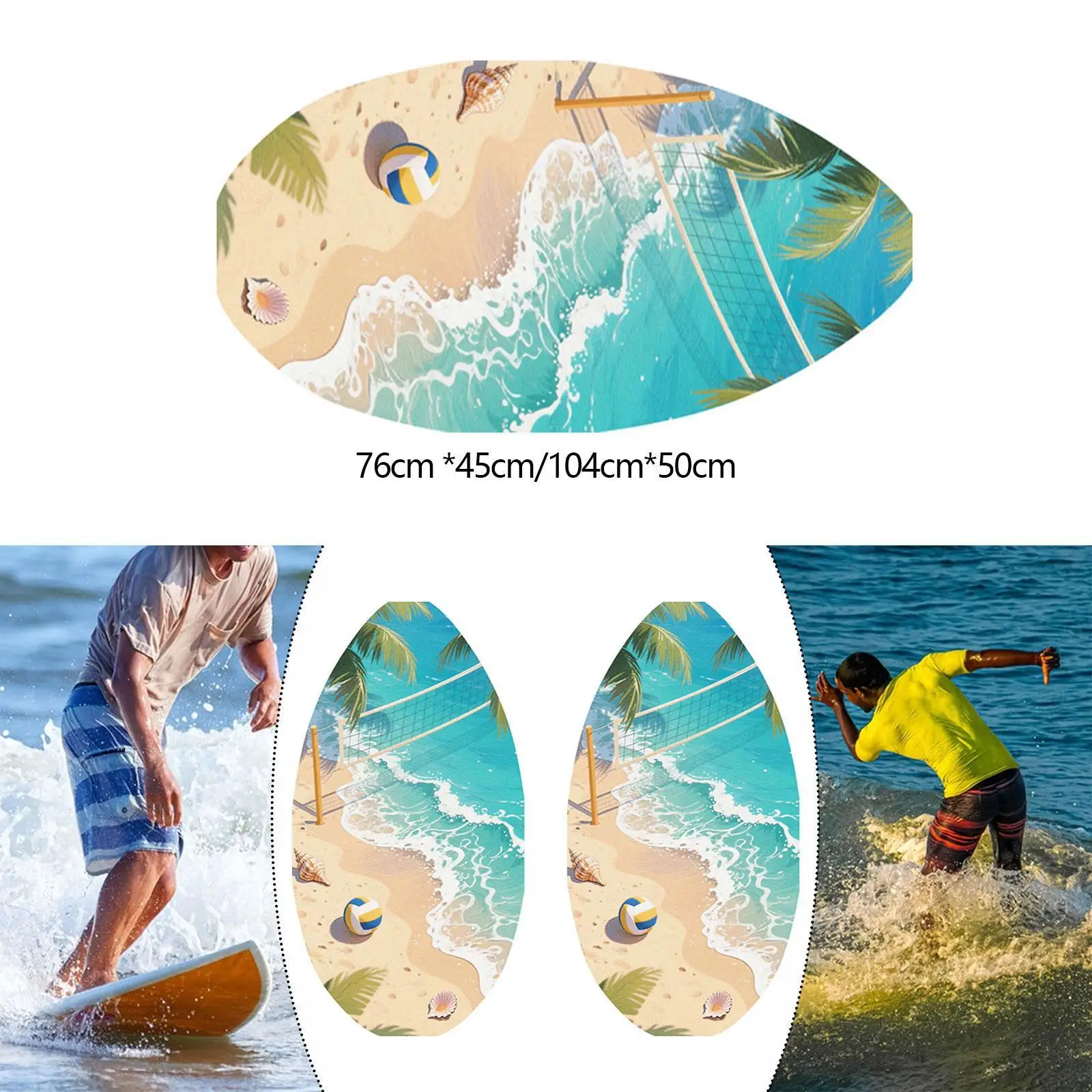 Wooden Lightweight Skimboard 3