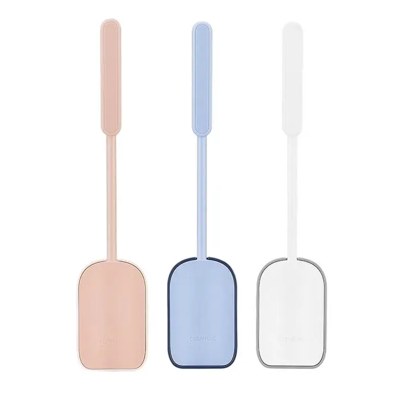 

Wall Mounted Toilet Brush No Drill Durable Magnetic Suction With Long Handle Toilet Bowl Cleaner Brush For Bathroom Cleaning