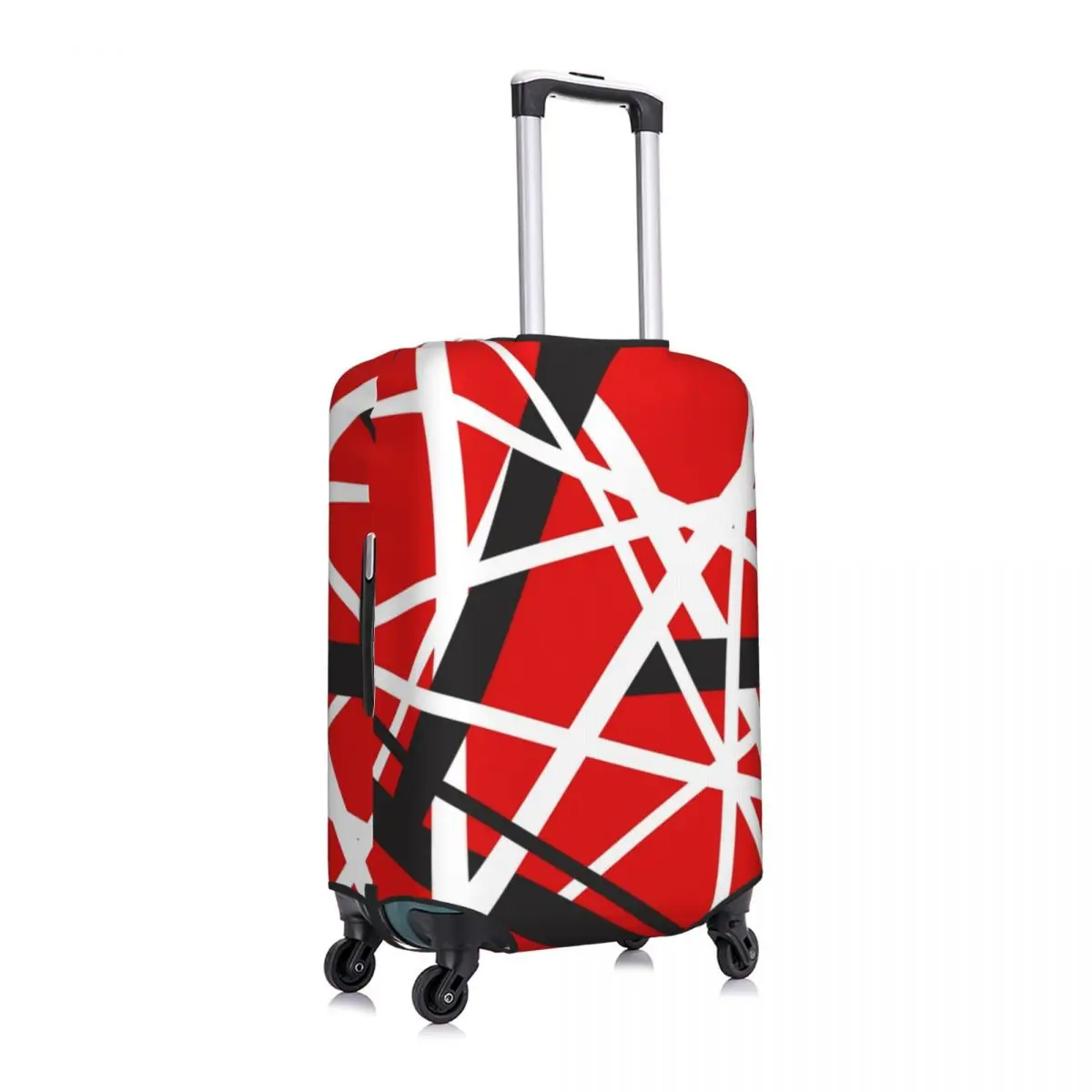 Van Halen Suitcase Cover EVH 5150 STRIPES Cruise Trip Protection Vacation Strectch Luggage Supplies luggage cover