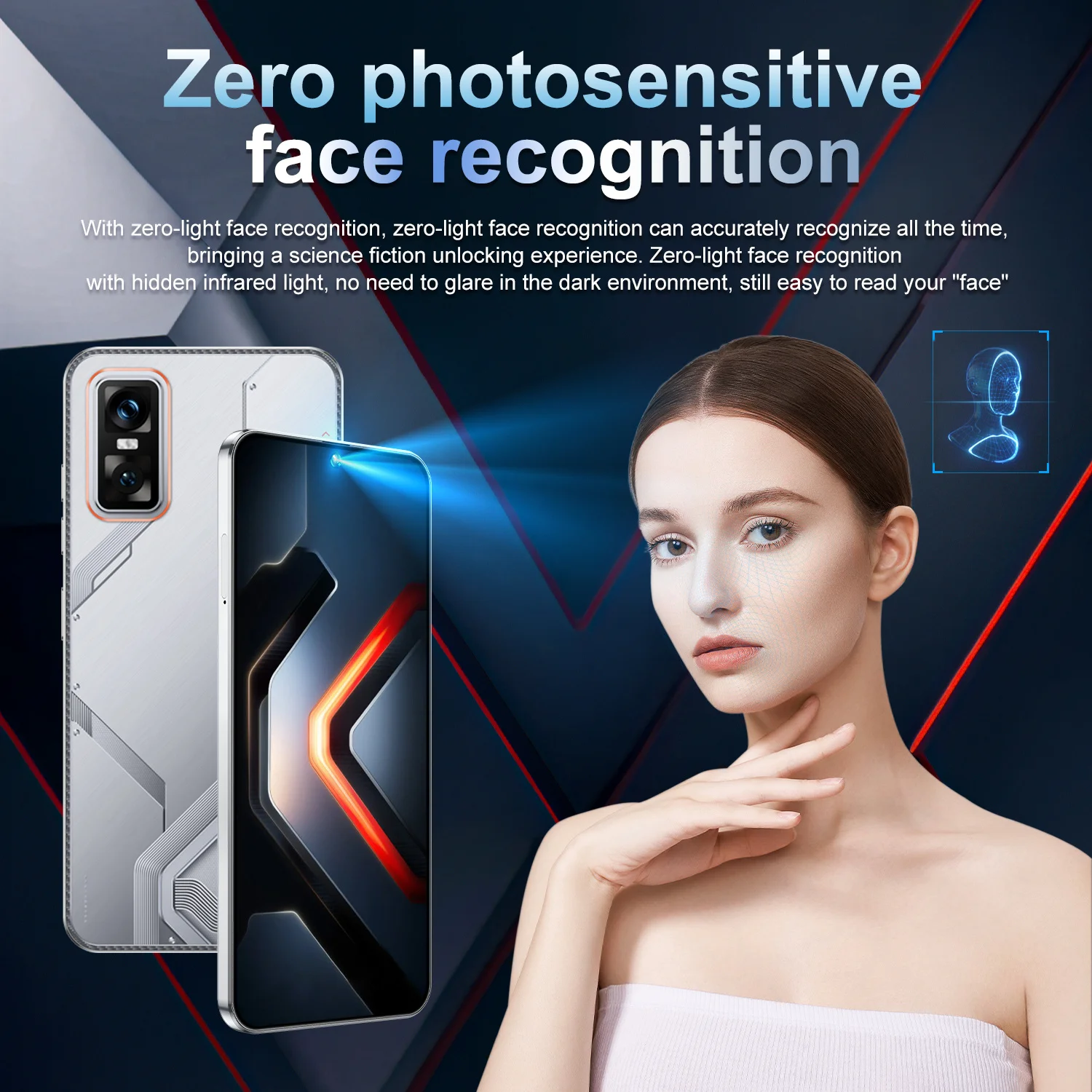 HOT 2025 New GT30 Pro 7.3HD Global Edition Original Smart Dual Card 7800mAh Battery Facial Recognition Function