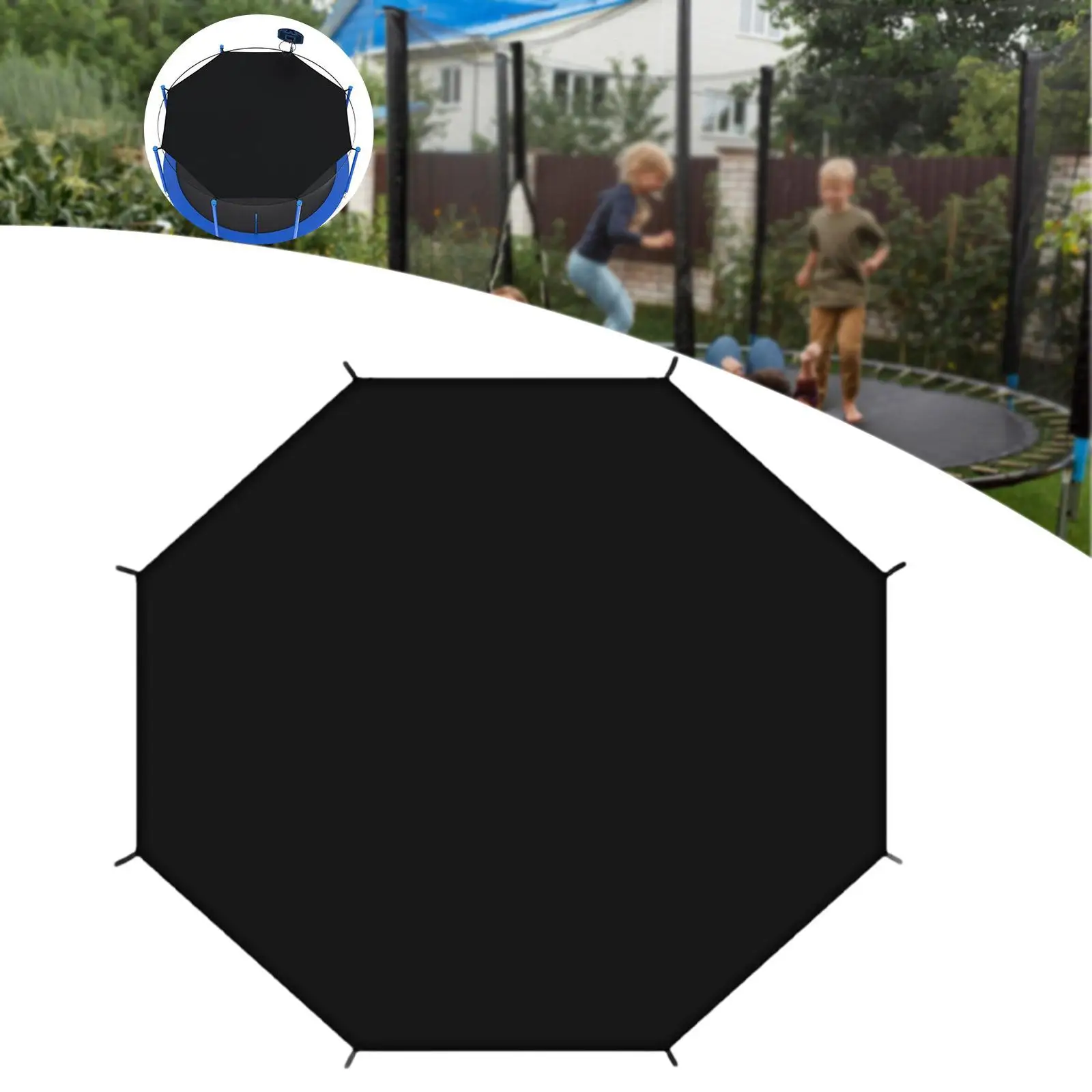 Trampoline Sunshade Cover Only 16ft Protective Cover Trampoline Top Cover Tearproof Black Trampoline Sun Protection Cover Trampoline Sunshade Cover Only 16ft Protective Cover Trampoline Top Cover Tearproof Black Trampoline Sun Protection Cover
