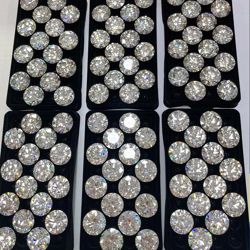 [ Closest To Diamond ] Wholesale 1CT Small Size Loose Moissanites Stones GH Color VVS1 Gemstone Lab Grown Moissanite Diamonds 4