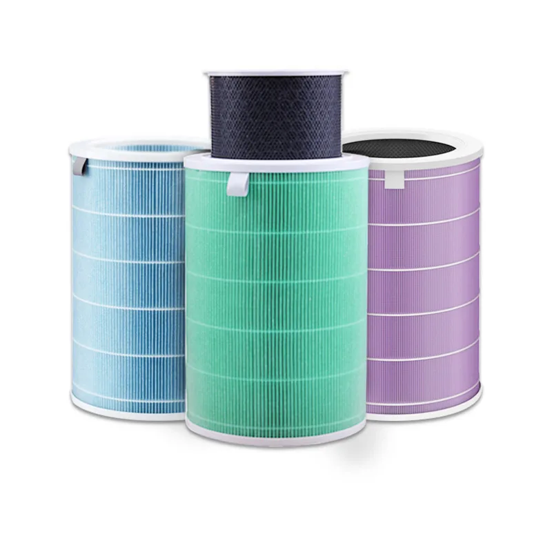 Filtro HEPA Con Carbone Attivo Compatibile Con Xiaomi Mi Purificatori 2, 2H, 2S, 3, 3H, 3C E Pro – Chip Di Riconoscimento Integrato