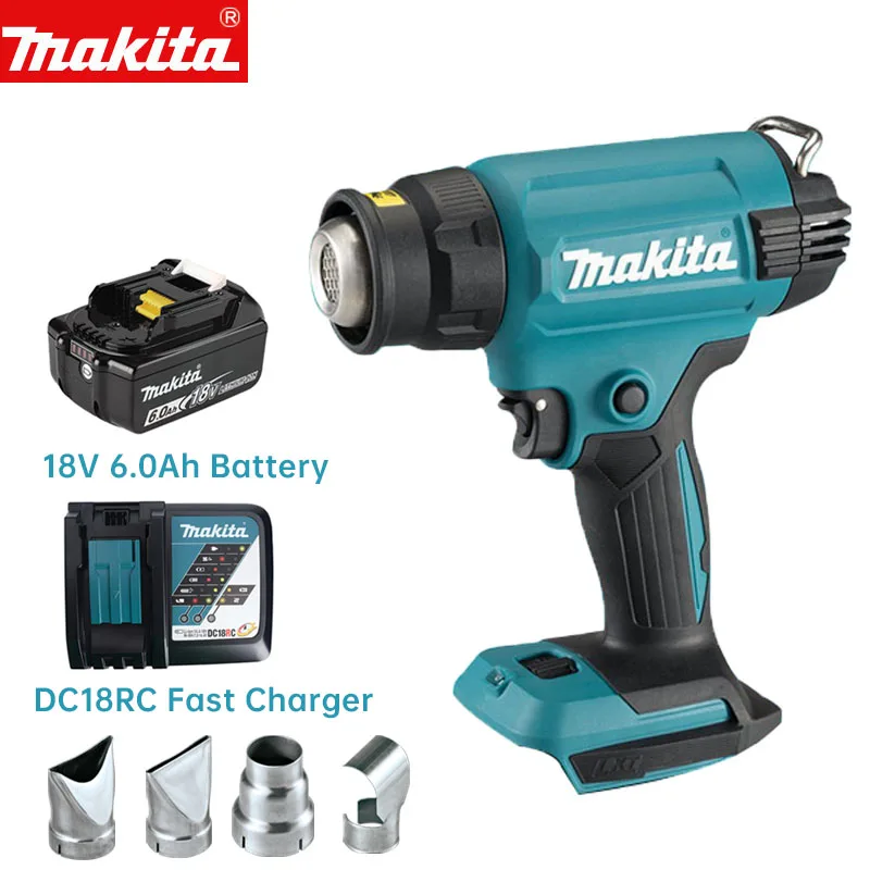 Makita DHG 180 F1 Akku Heißluftgebläse 18 V 550 °C + 1x Akku 3,0