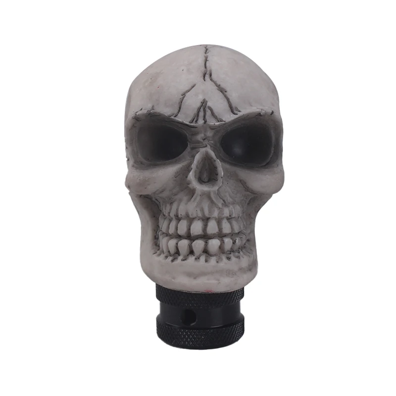 Skull-Shaped Gear Shift Knob - Unique Car Accessory & Decor