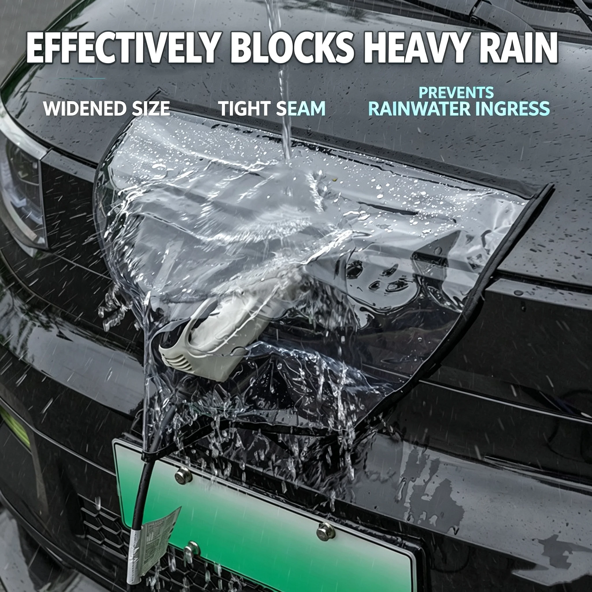 All-Weather Waterproof Charger Port Cover with UV and Snow Protection
