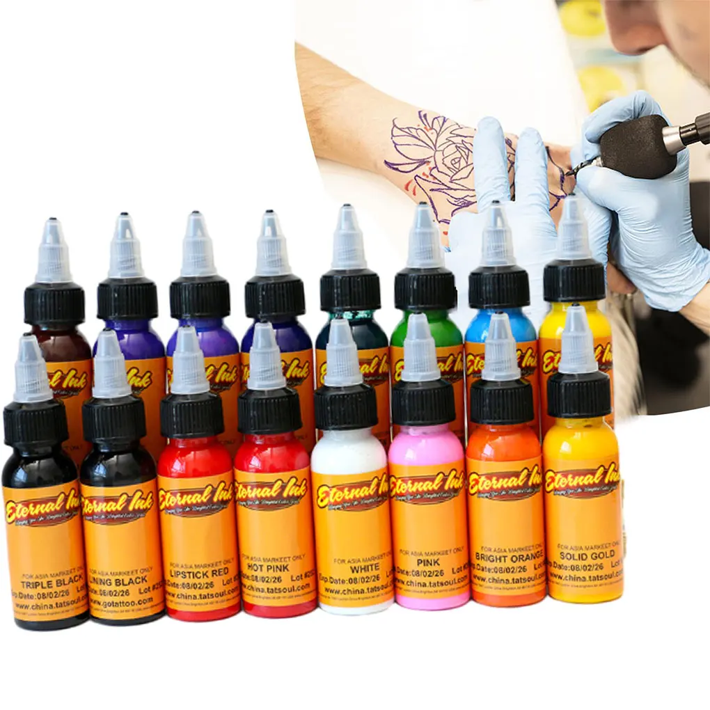 Ink pigment Pigment Kit 1oz 30ml Pure color Durable for Beauty Tools