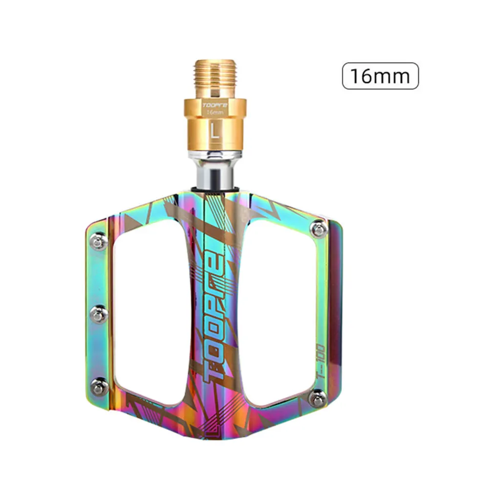 TOOPRE 1쌍 MTB 로드 바이크 페달 어댑터 연장 샤프트 16mm 페달 연장기