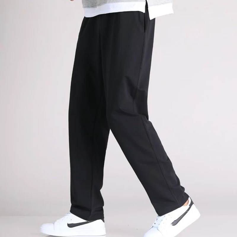 Spring Autumn KPOP Fashion Style Harajuku Trousers Men All Match Pants Casual Straight Leg Pants Running Basketball Sport Pants