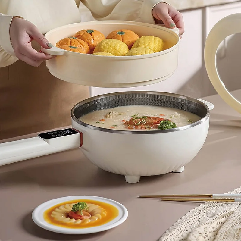 4.5L Smart Electric Frying Pot Multifunctional Electric Cooker Non-stick Frying Pot Large Capacity Electric Hot Pot 1~4 People 2