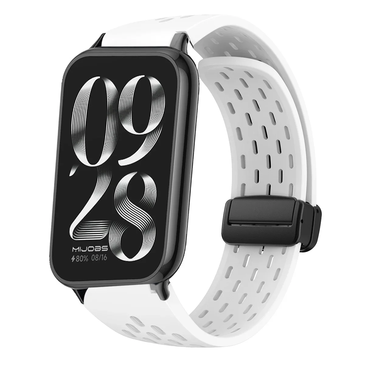 Magnetverschluss Silikonarmband für Redmi Watch 6/5/4 Sportband für Mi Band 8 Pro/9 Pro Correa 20/22mm Atmungsaktive Armbänder – Detail 6