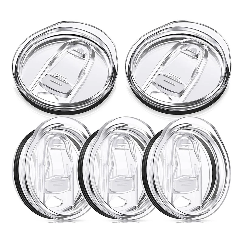 

20 Oz Skinny Replacement Lids Tumbler Replacement Parts Accessories Lids Plastic Splash Resistant Lids Covers Spill Proof Skinny