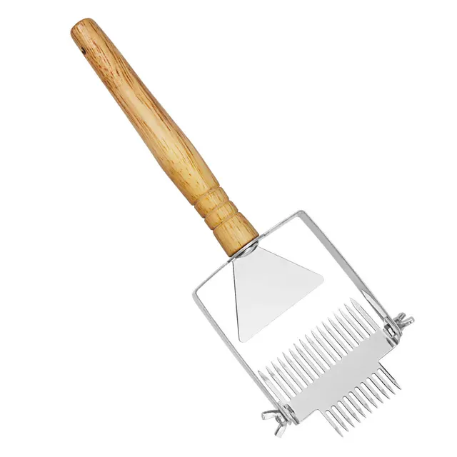 Méhészeti Berendezések Levágó Villa Termékek Állítható Dupla Fejű Tű Mérleg Mézvágó Kés Rozsdamentes Acél Kaparó - Image 3