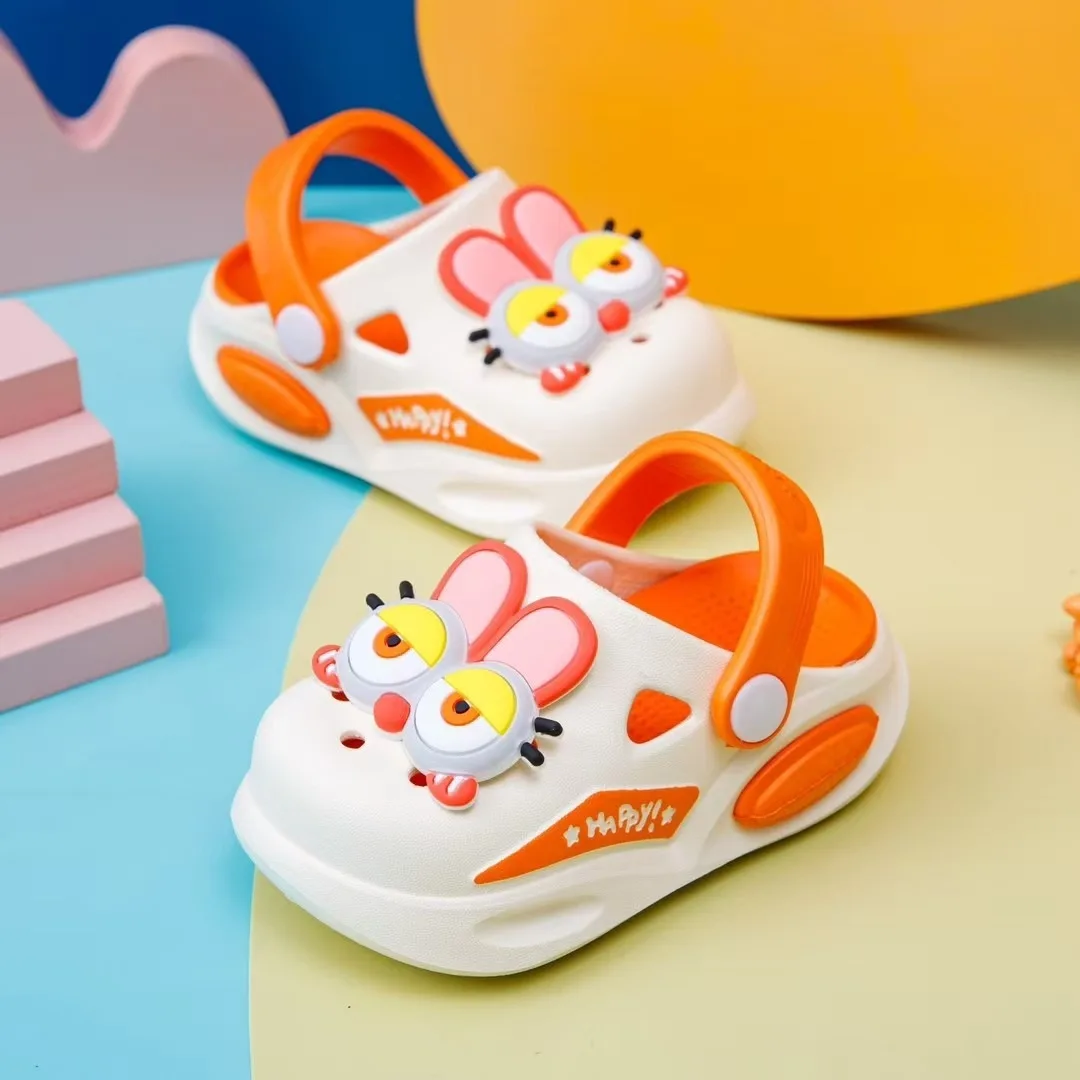 Children's Sandals and Slippers Cartoon Soft Sole Anti Slip Children's Shoes Girls' Indoor Home Shoes Boys' Sandals Kids