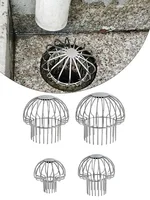 1pcs สแตนเลสสตีลรางน้ํา Leaf GUARD ฝาครอบโคลนกับดัก Guards ท่อระบายน้ํากรอง Quick Drainage Clog ป้องกันฮาร์ดแวร์ 1