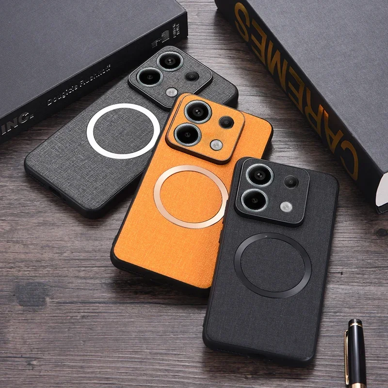 Premium Magnetic Charging Leather Case – Luxury Protection Cover