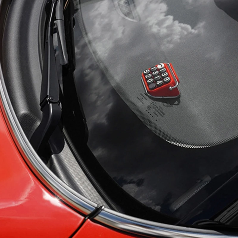 

090E Телефонный номер автомобиля Карта Временная парковочная карта Табличка с телефонным номером Автостоянка