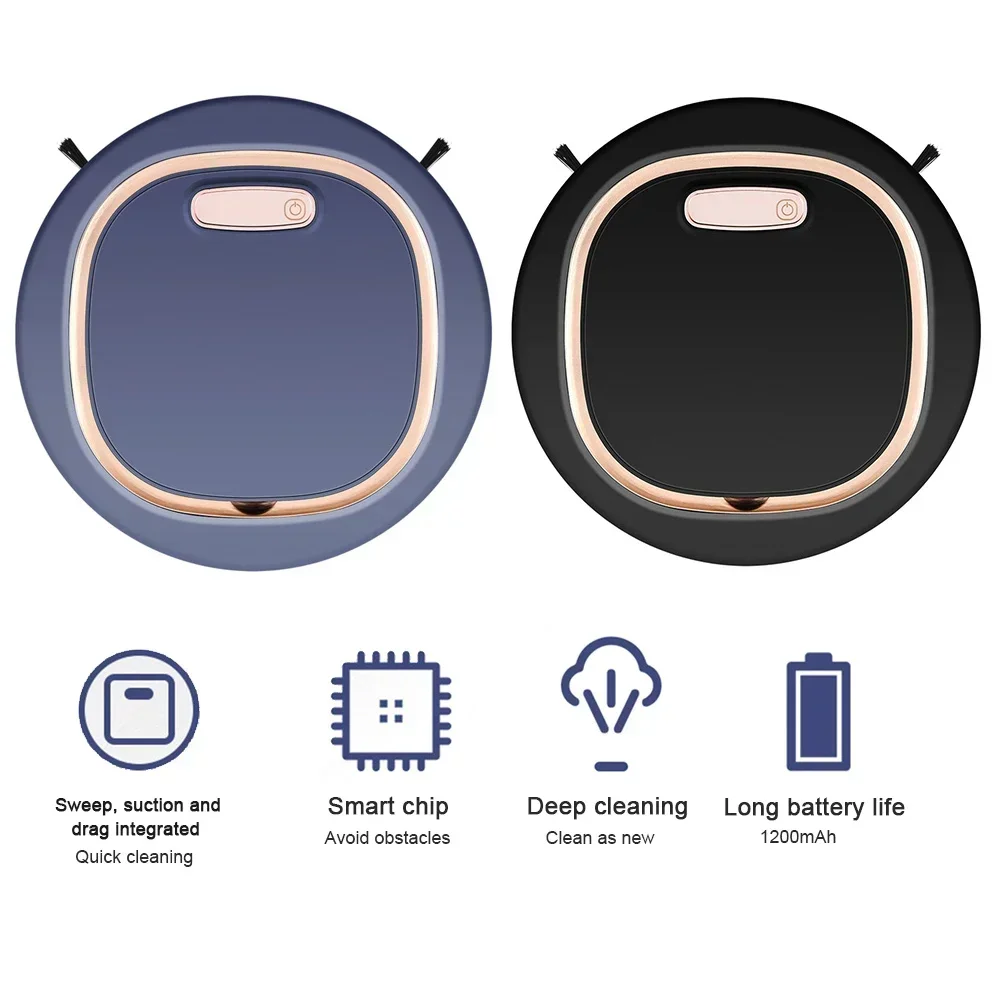 Description Picture 6 of item2023 NEW Super Quiet Wireless Vacuum Cleaner Robot 3 In 1 Sweeping Mopping Household Cleaning Robot Floor Carpet Sweeper Home