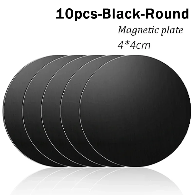 Round Black 10PCS