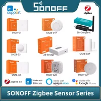 SONOFF SNZB-01P 02 D 03 04P Wireless Switch Smart Home Zigbee Smart Sensor Works With SONOFF ZBBridge Dongle-E IFTTT EWeLink APP 1
