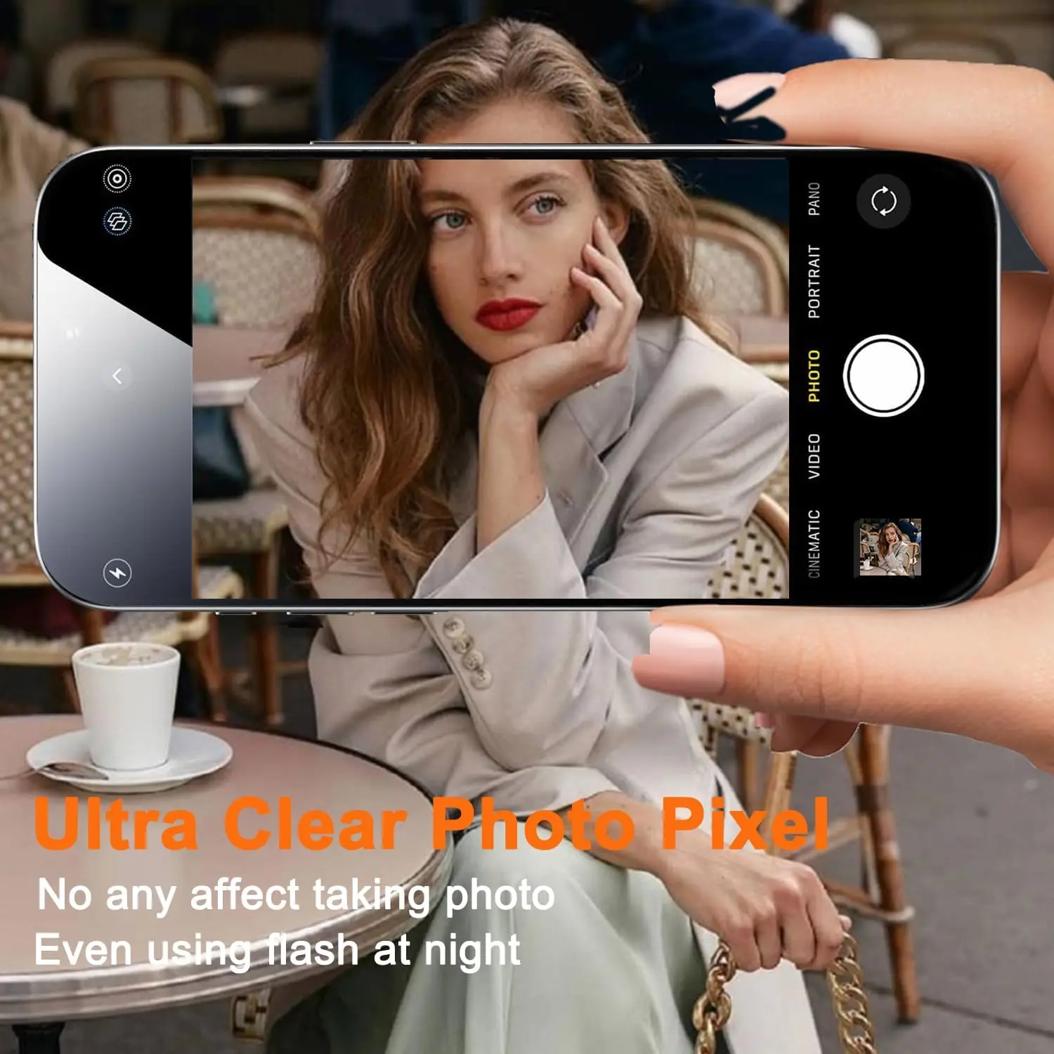Protezione per Obiettivo Fotocamera iPhone 17 Pro Max - Copertura in Vetro Temperato Antiurto in Metallo per Fotocamera Posteriore, Ultra Forte Adesione - immagine 3