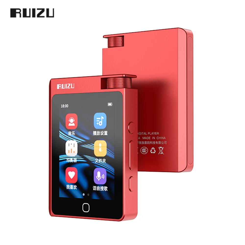 Jogador de Alta Fidelidade com Bluetooth Leitor de Música Ruizu Apoio eq Equalização Áudio Portátil Rádio fm Ebook Altofalante Walkman A55 16g 5.0 - Image 3