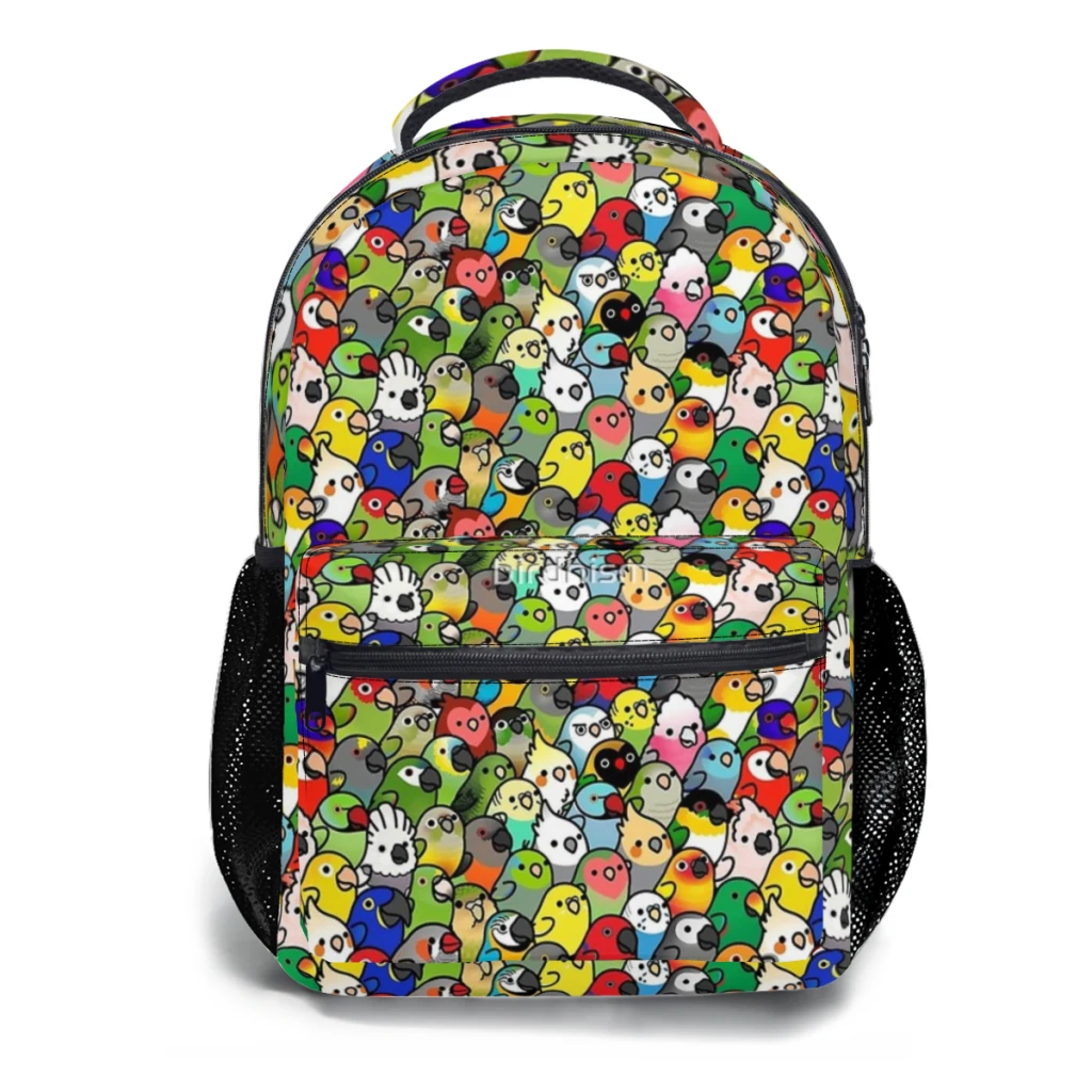 Everybirdy Pattern 2023 Printed Lightweight Casual Children's Schoolbag Youth Backpack Anime Cartoon Schoolbag