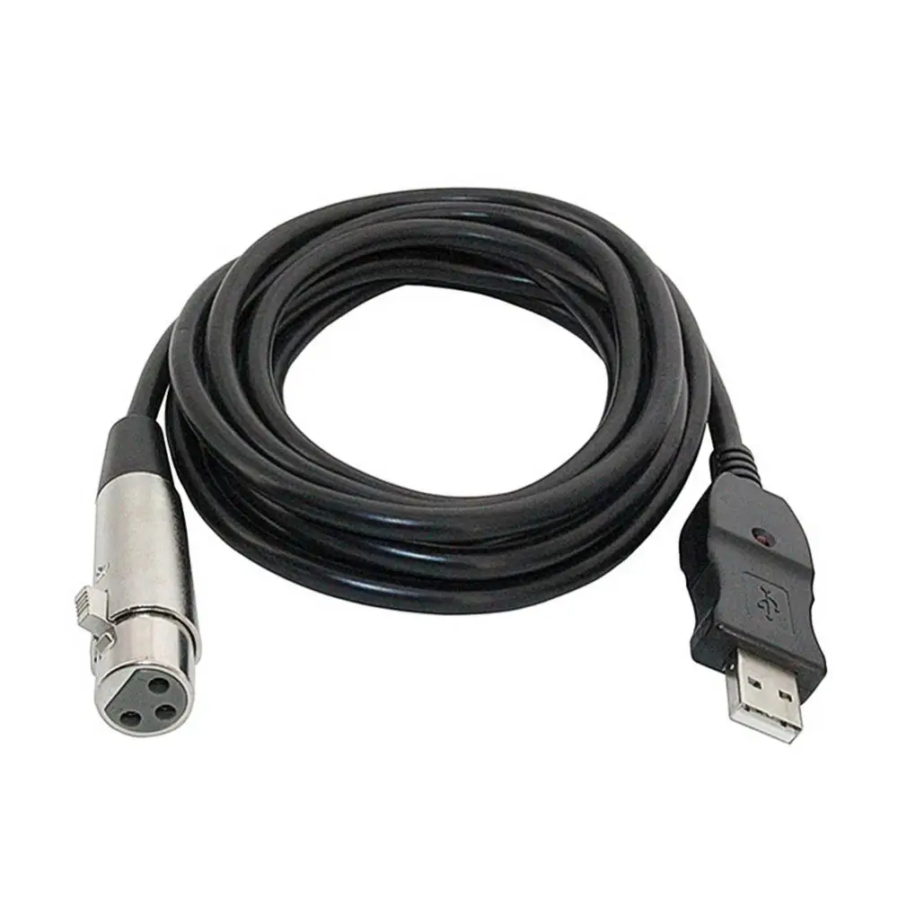 

Кабель для микрофона с разъемами USB 2,8 и XLR