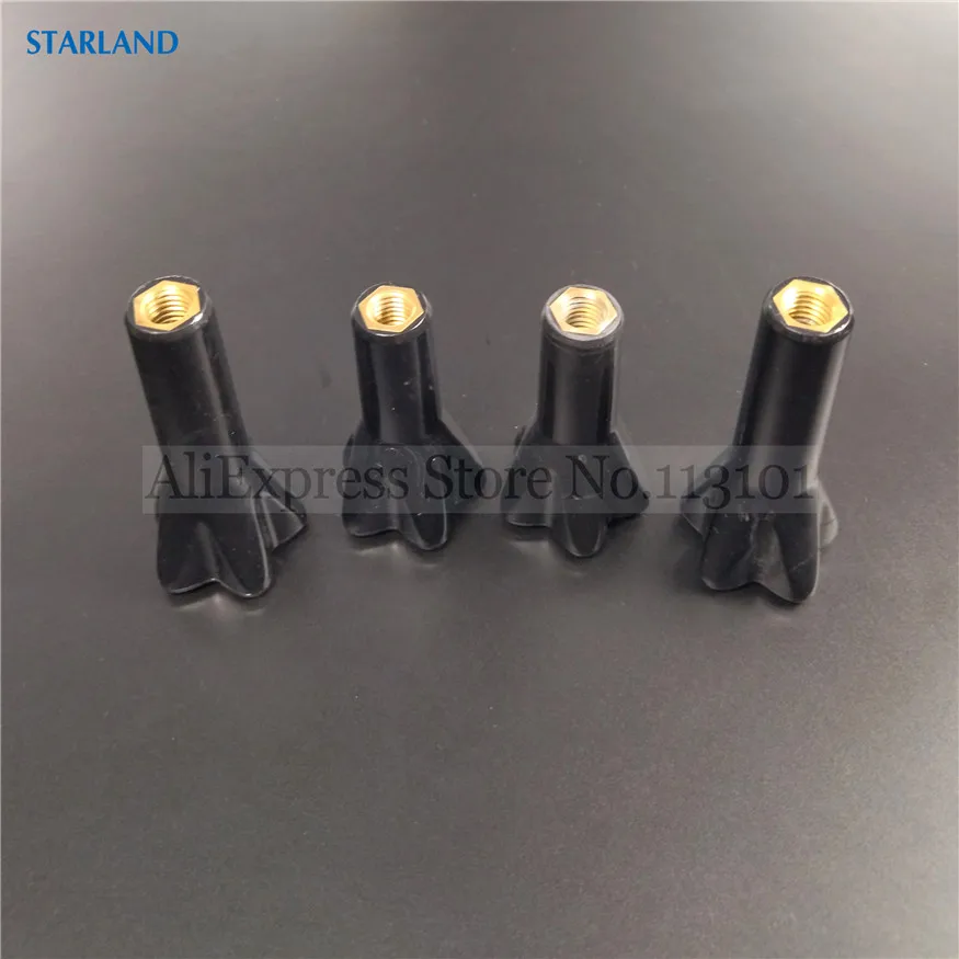 

4 в 1, черные гайки с винтовыми гайками