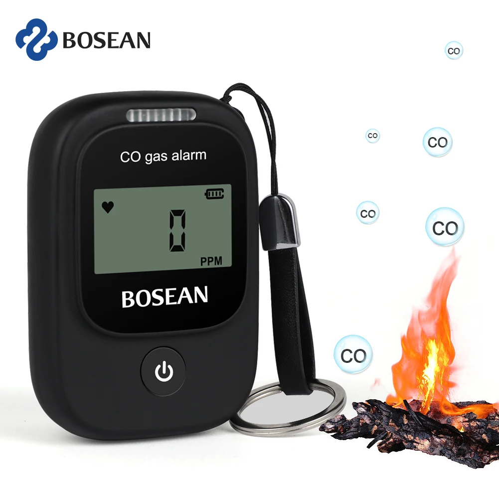 Bosean vehicle Portable carbon monoxide detector gas analyzer CO Meter monitor measuring 0-1000PPM Kichen Furnace Camp