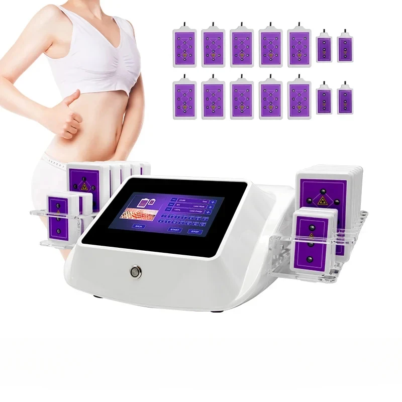 14 Pads Lipo Anti Cellulite Firming Lifting Reduce Cellulite Painless Weight Loss Shaping Slimming Fat Beauty Machine
