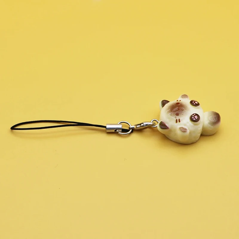 Adorable Cartoon Cat Keychains and Lanyard Set – Cute Pendant Accessories