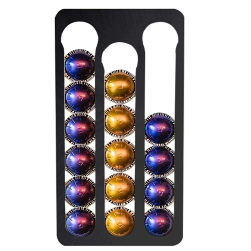 Porta Cialde Caffè Per Capsule Nespresso Vertuo, Portaoggetti A Parete Per Capsule Caffè, Capacità: 17 Vendita Al Dettaglio